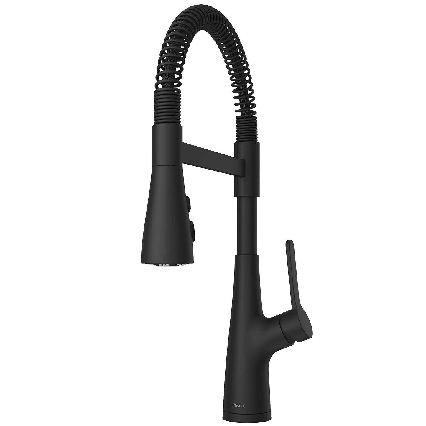Pfister Neera Commercial Culinary Kitchen Faucet with Pull Down Sprayer, Single Handle, High Arc, Matte Black Finish, LG529NECB