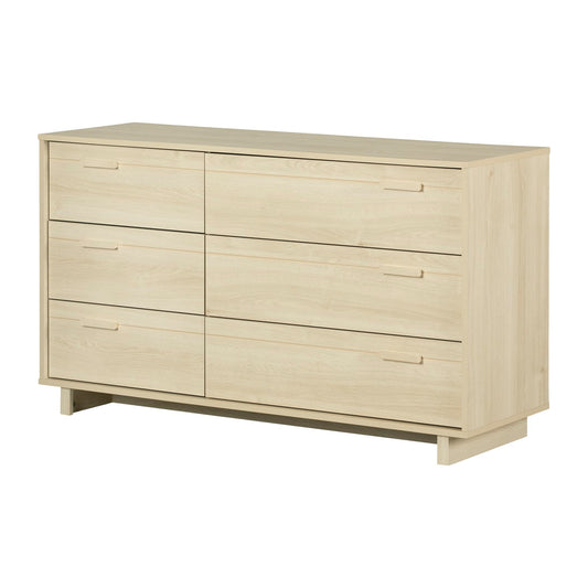 South Shore Noah Dresser Bleached Oak, Contemporary