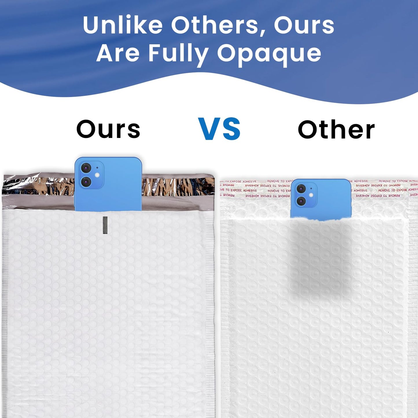 SMART MATTER Poly Bubble Mailer 9.5x14" (Usable Size) | 25 Pcs White Bubble Mailers | Opaque Design, Water Resistant, Self Seal, Durable Bubble Packaging Envelopes for Small Business, Online Sellers