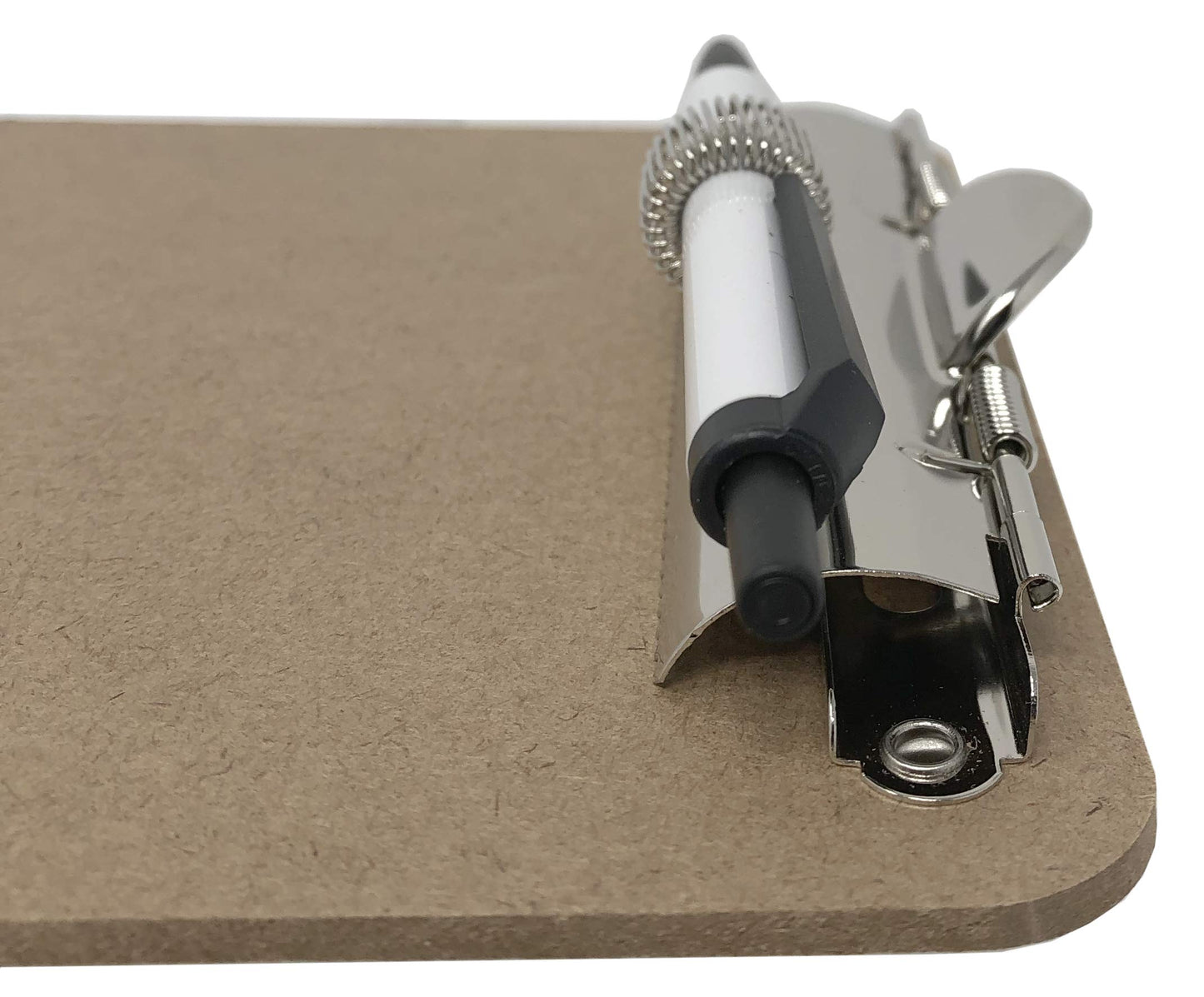 Trade Quest Mini Clipboard 5'' x 7'' Pen Holder Clip (Pack of 6) (Pen Included)