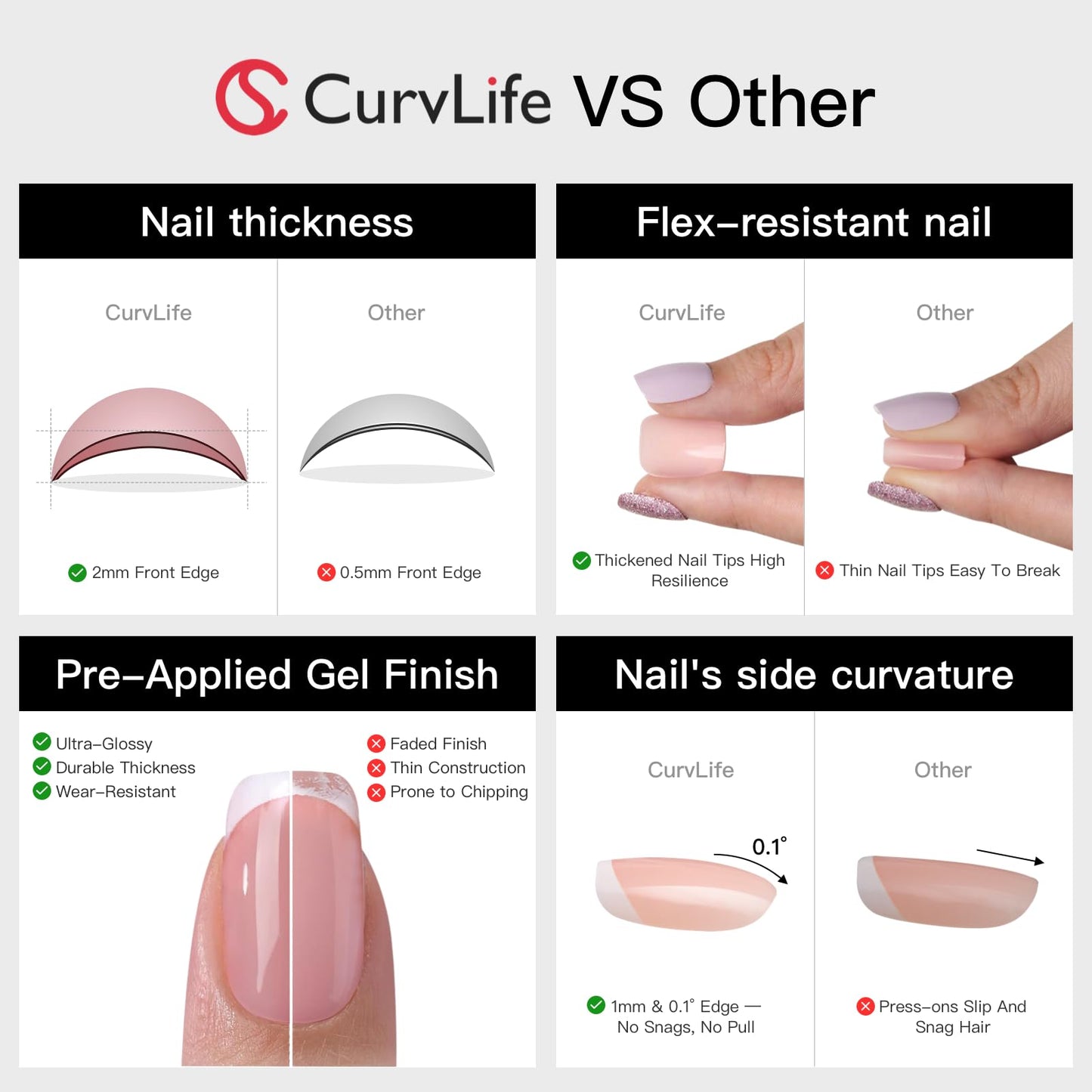 CurvLife Press On Nails Medium Almond Nude Blue Bow, Glossy Soft Gel Fake Nails with Polka Dots Leopard Tip, Reusable Salon Look Manicure for Women Teens Beginners, 30pcs, Daily Wear Work Party