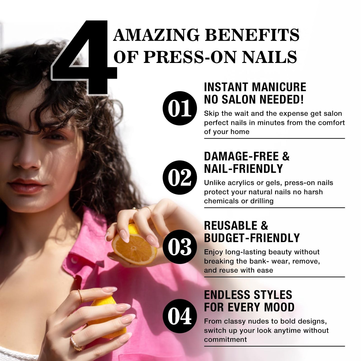 VIVCIN Press On Nails Kit with Nail Lamp,Pink French Tip Short Almond Gel Nails 24Pcs 16Sizes,All-in-One DIY Kit with Glue Remover Top Coat Cuticle Oil Mini UV Lamp,28+Days Long Lasting,Gift for Women