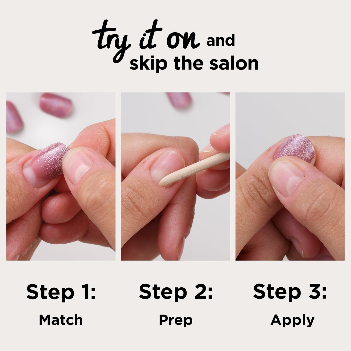 Sally Hansen Salon Effects Perfect Press-On Nails | Coffin Shape | Easy to Apply, Non-Damaging | 30 Nails, Nail Glue, Adhesive Tabs, File | Onyx-Pected (Pack of 2)