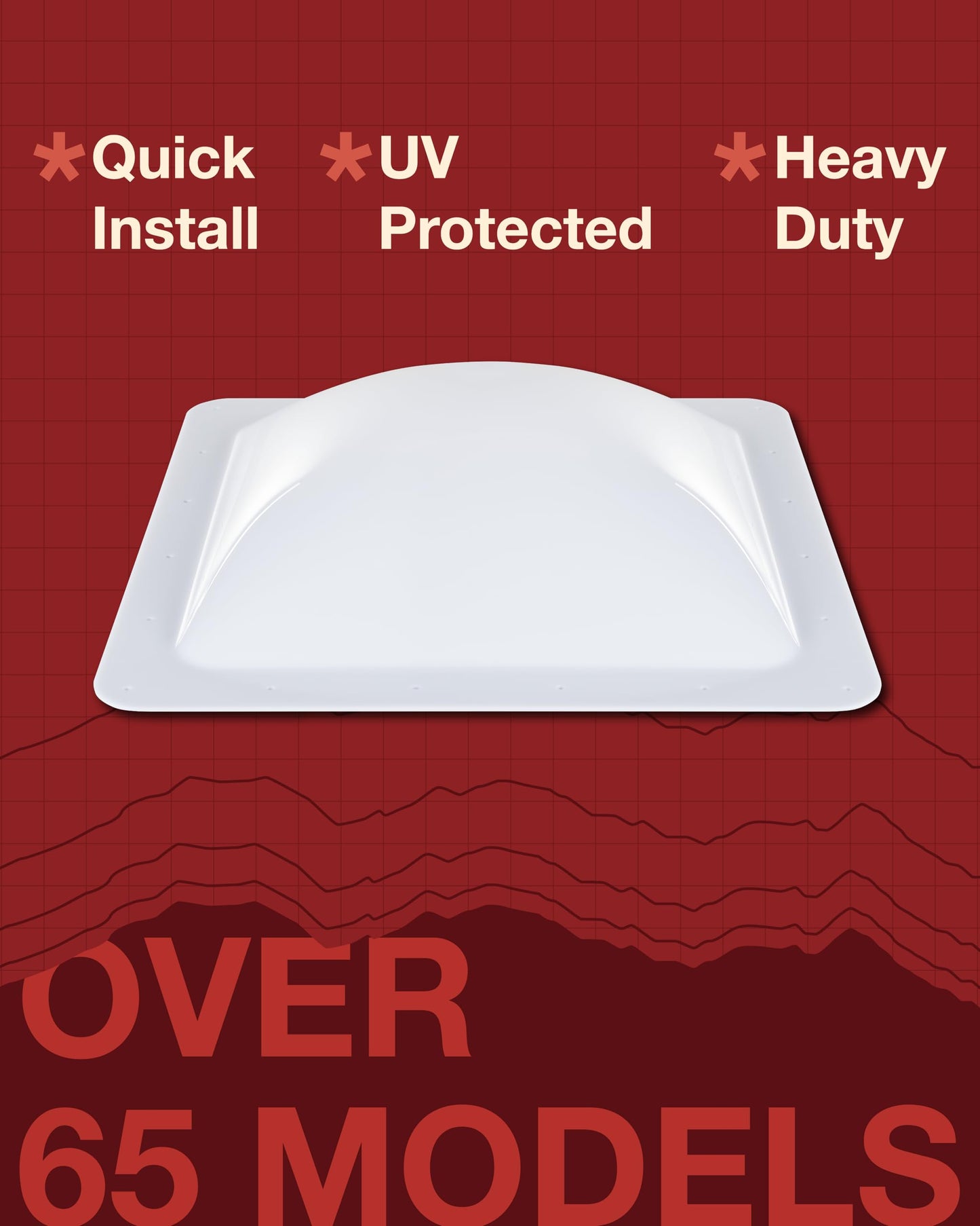 ICON 14367 Skylight, SL1619W, White