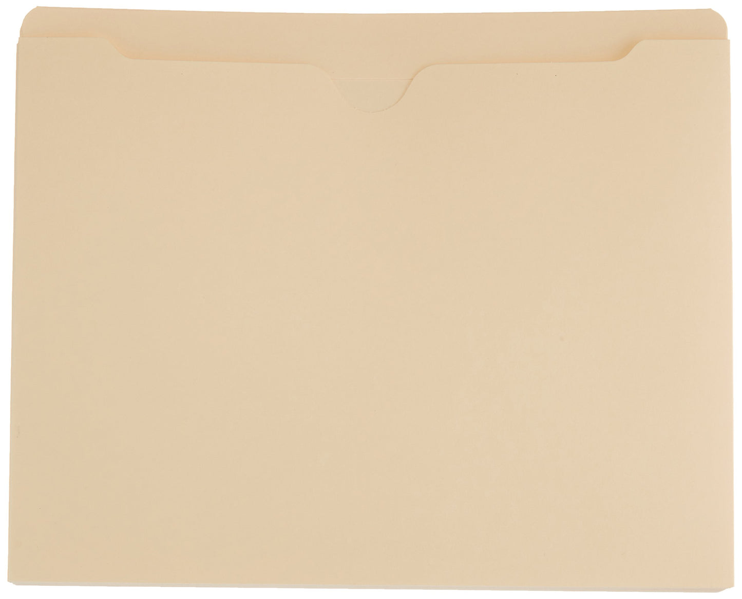 Amazon Basics File Jackets for Organizing Documents, Reinforced Straight-Cut Tab, Flat-No Expansion, Letter Size, Manila, 100-Pack