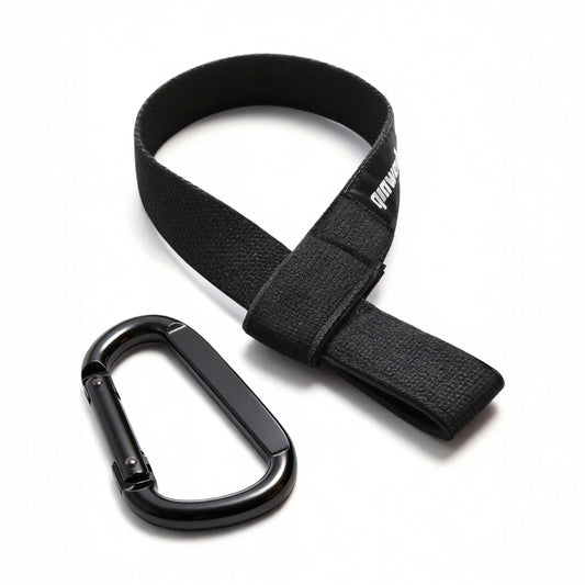 Resistance Band Door Anchor with 880LBS Carabiner | Heavy Duty Workout Strap for Home Gym, Outdoor & Physical Therapy Training | Fits All Loop Bands & Exercise Tubes