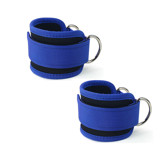 Ankle Straps Ankle Resistance Bands Wrist Cuffs Padded Straps Adjustable Fitness Glute Kickback D-Ring for Cable Machine Gym Foot Leg Training Brace Support, Leg Pulley Attachment Kickback Strap 2Pcs