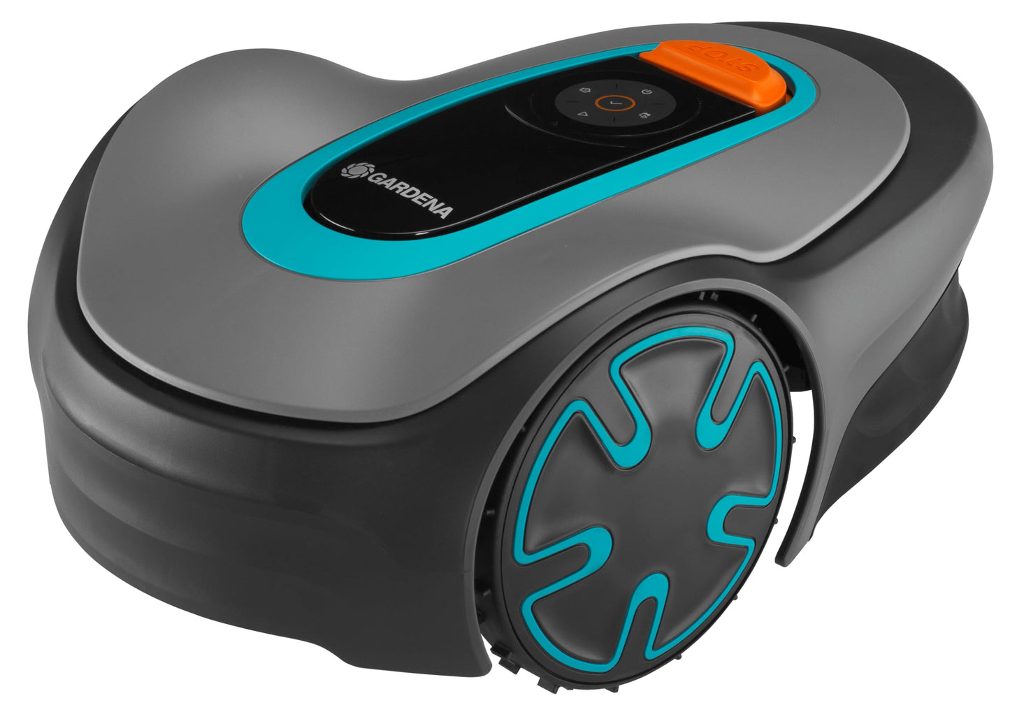 GARDENA 15201-20 SILENO Minimo - Automatic Robotic Lawn Mower with Bluetooth app, Boundary Wire - for lawns up to 2700 Sq Ft, Made in Europe, Grey