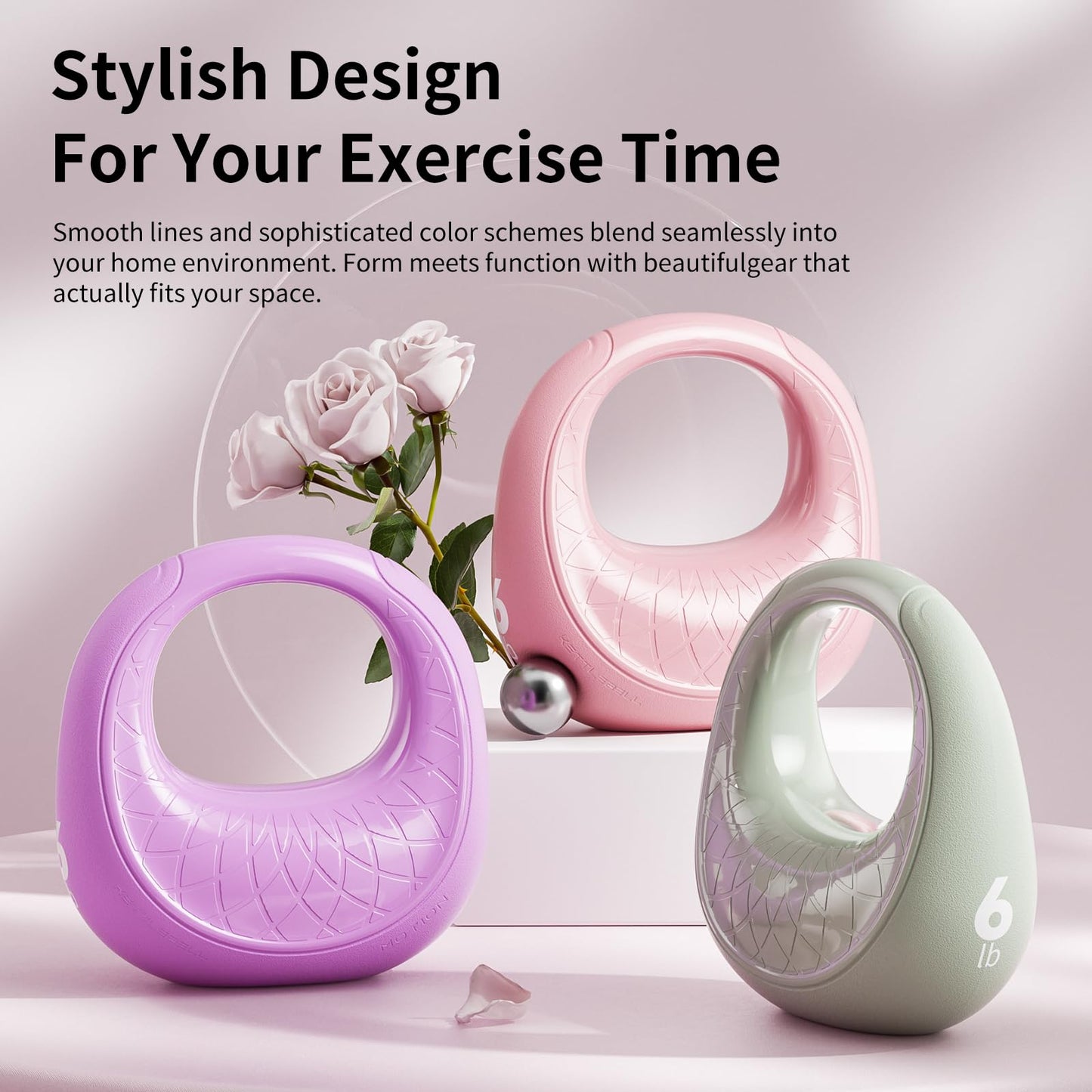 KYVYZOIC Soft Kettlebell, Kettlebells Anti-Slip Grip with Cushioned Impact-Resistant Base, Strength Training Kettlebells Sets for Home Workouts, Kettlebell for Women/Men/Beginners - Green