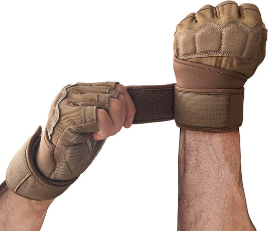 Foclassic Workout Gloves for Men Women - Weight Lifting Gloves With Wrist Wrap Support, Palm Protection and Grips for Gym Exercise, Cross Training