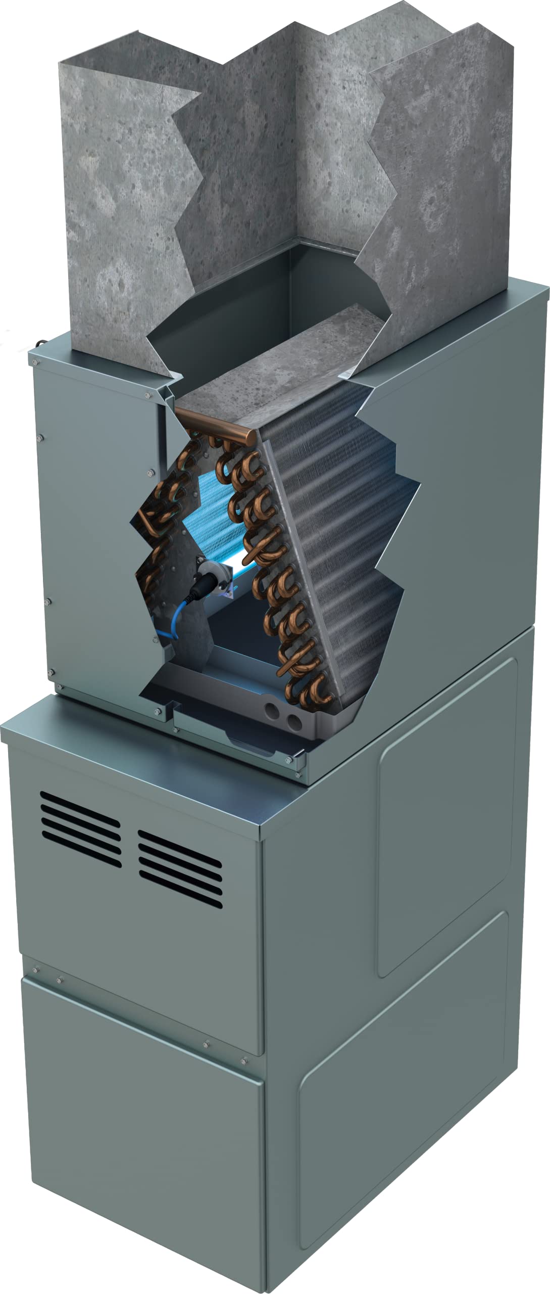 Fresh-Aire UV 24V HVAC UV Light Air Purification System - 254 NM Wavelength for Whole House Protection - Furnace and Air Handler Kit Made in USA