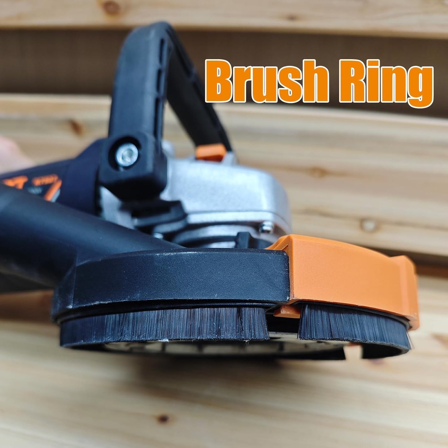 MAXXT 5 Inch Concrete Surfacing Grinder, 1500W 14A Motor, 7 Adjustable Speed Angle Grinder Kit with Diamond Disc, Removable Guard, Concrete Sander for Polishing and Grinder Stone Cement Marble Granite