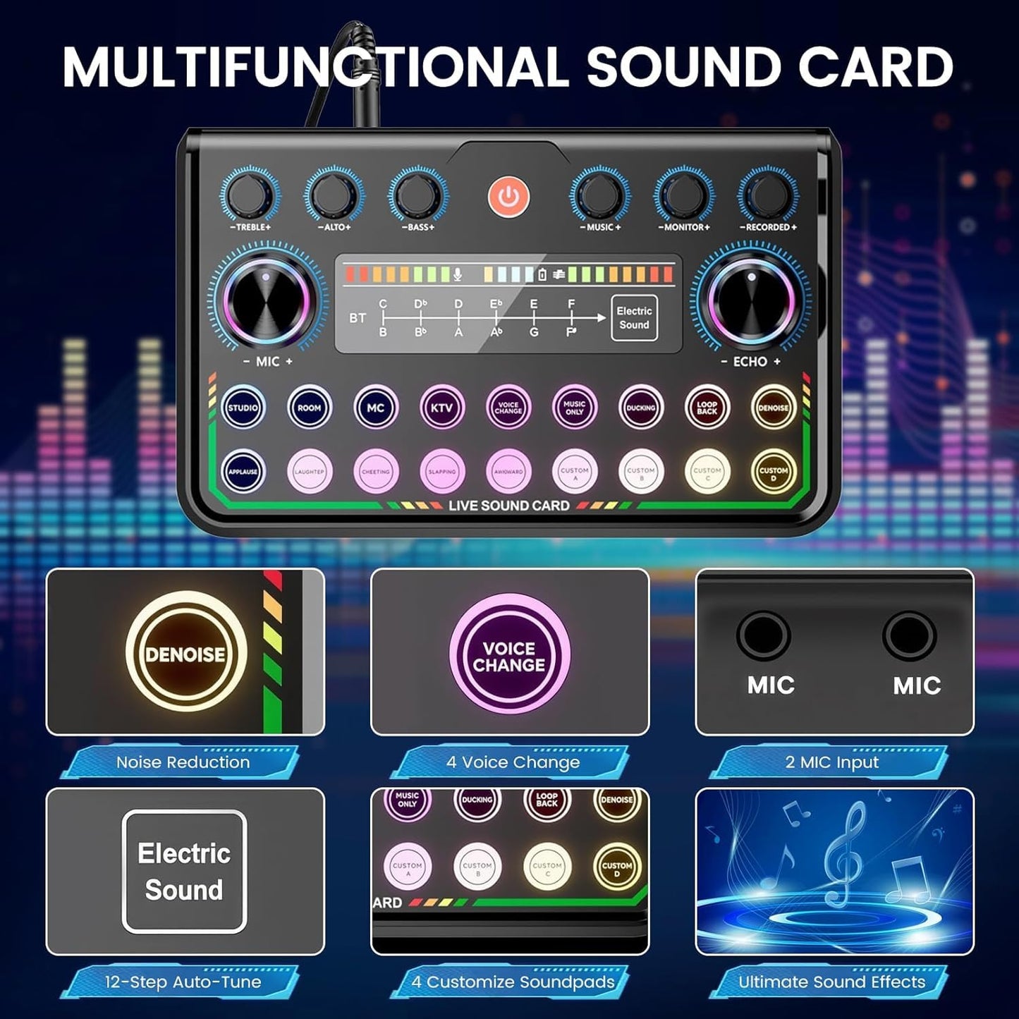 ALSO GO Upgraded Podcast Microphone Bundle, Podcast Equipment Bundle for 2, Recording Studio Equipment for Podcasting, Recording, Singing, Streaming, Gaming
