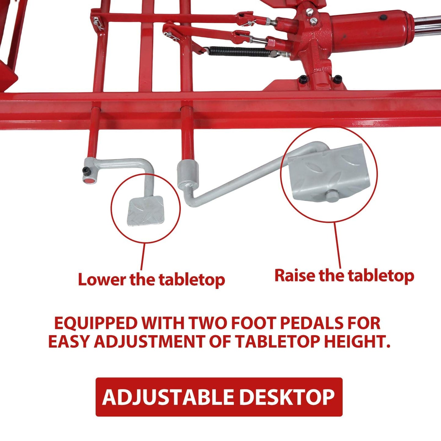 GarveeTech Hydraulic Motorcycle Lift - 1000 LB Capacity, Lift Hoist, Jack Stand, for Mechanics, Workshops, Homes