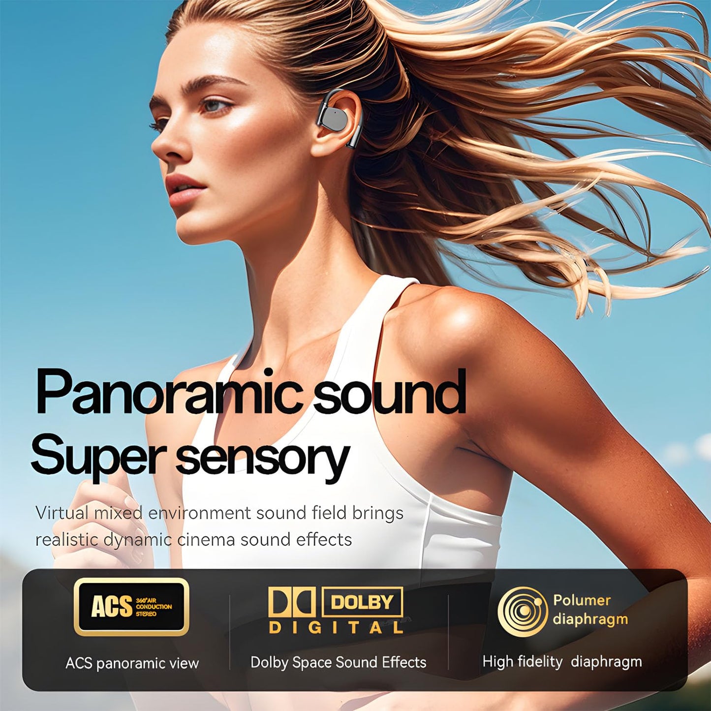 Ai Translation Earbuds Real Time,144 Language Translator Earbuds with APP,Audifonos Traductores Inglés Español,OWS Translating Earbuds Headphones Device for Travel Business Learning 4