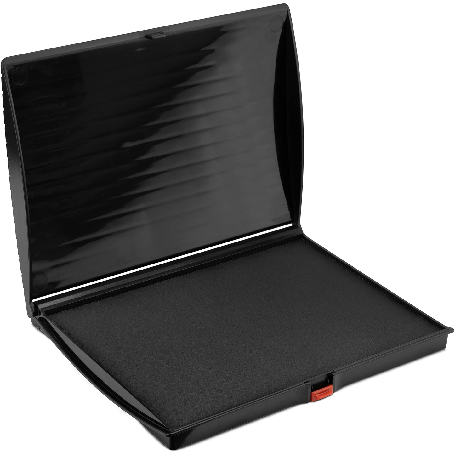 Large Premium Black Ink Stamp Pad - 5" by 7" - Quality Felt Pad