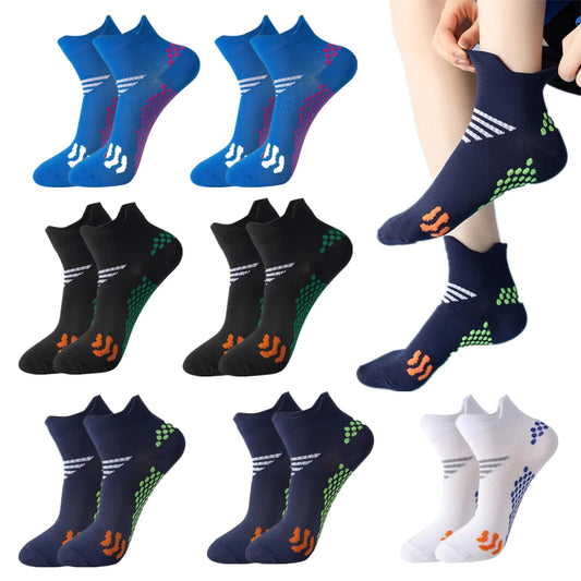 MICBAM 7 Pairs Womens Compression Ankle Socks Running Athletic No Show Socks,Low Cut Casual Socks (Classic Basic Collection(2*Black,2*Navy,2*Dark Blue,1*White))