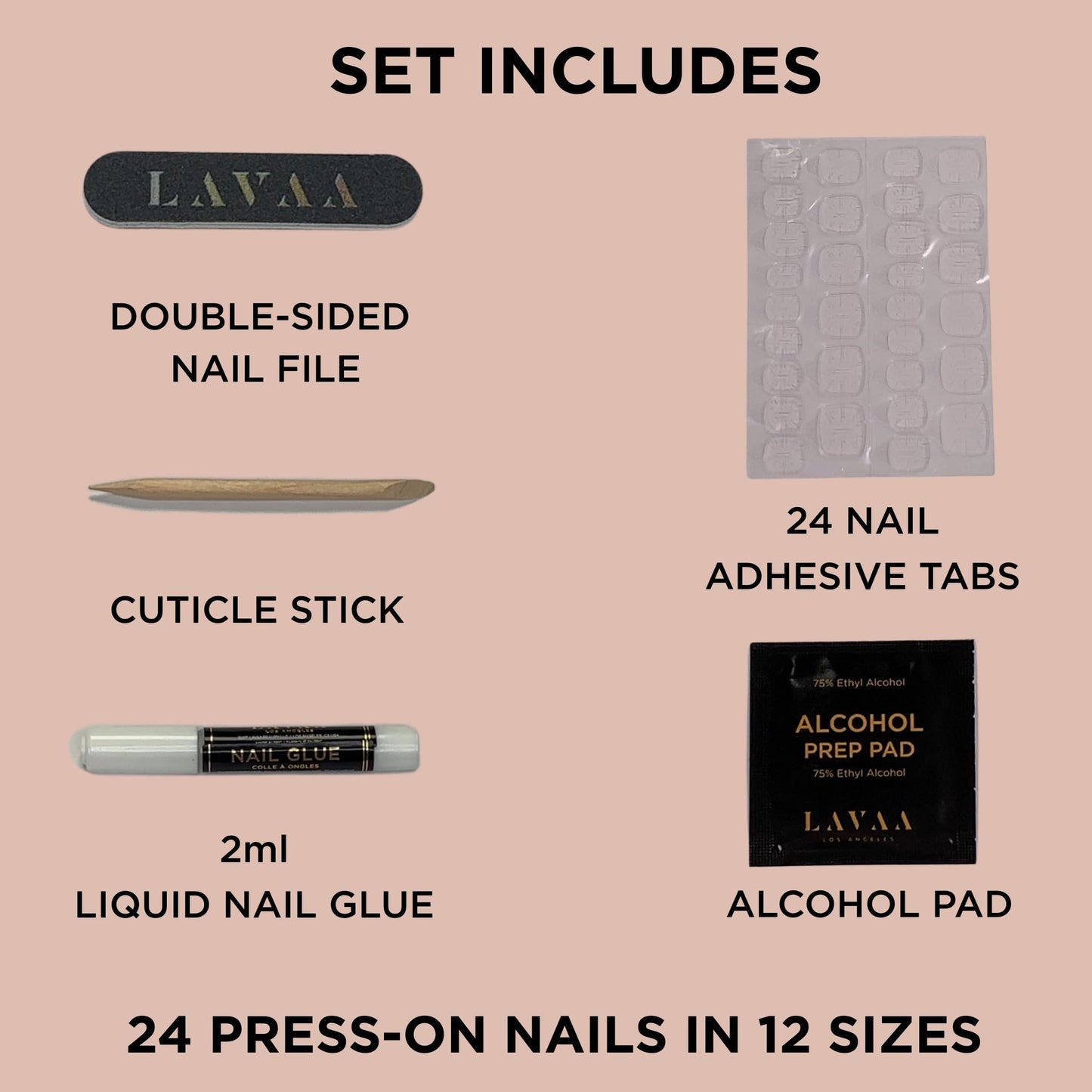 HOT COMMODITY Press-On Nails by Lavaa Beauty | Long Coffin | Purple Chrome Coffin Nails