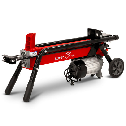 Earthquake 43715, 5-Ton Electric Log Splitter, 1500-Watt 15-amp Motor, Precision Pump Gears, Copper Motor Windings, Durable Transport Wheels, 5-Year Warranty