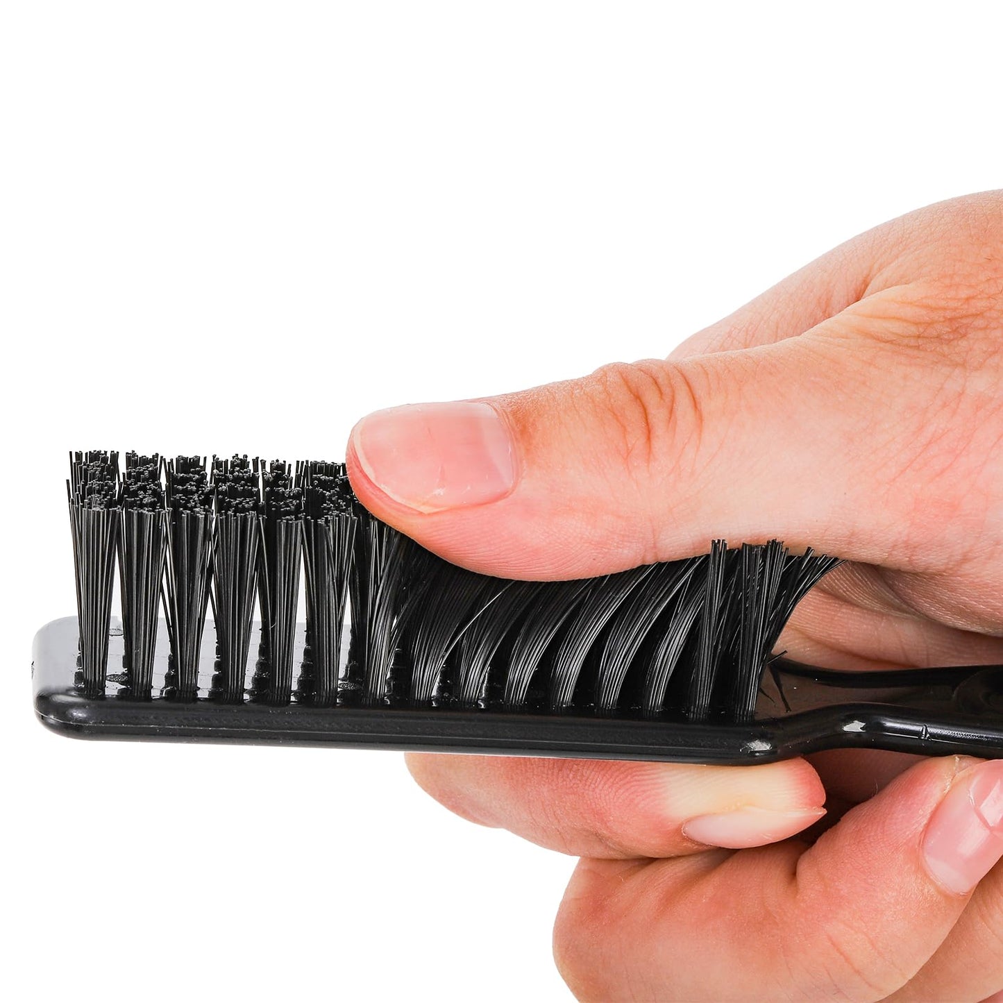ZEAYEA 50 Pcs Blade Clipper Cleaning Brush, Barber Blade Cleaning Brush, Hair Styling Nylon Brush Tool for Trimmer Cleaning Clipper Manicure Salon Haircut, Barbers Supplies, Black