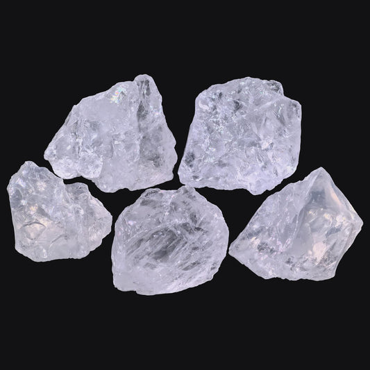 Nvzi Raw Clear Quartz Crystals Bulk, Real Gemstones and Crystals, Rocks and Minerals, Healing Crystals, Quartz Crystals and Healing Stones, Cuarzos Originales De Energia Y Piedras(1LB)