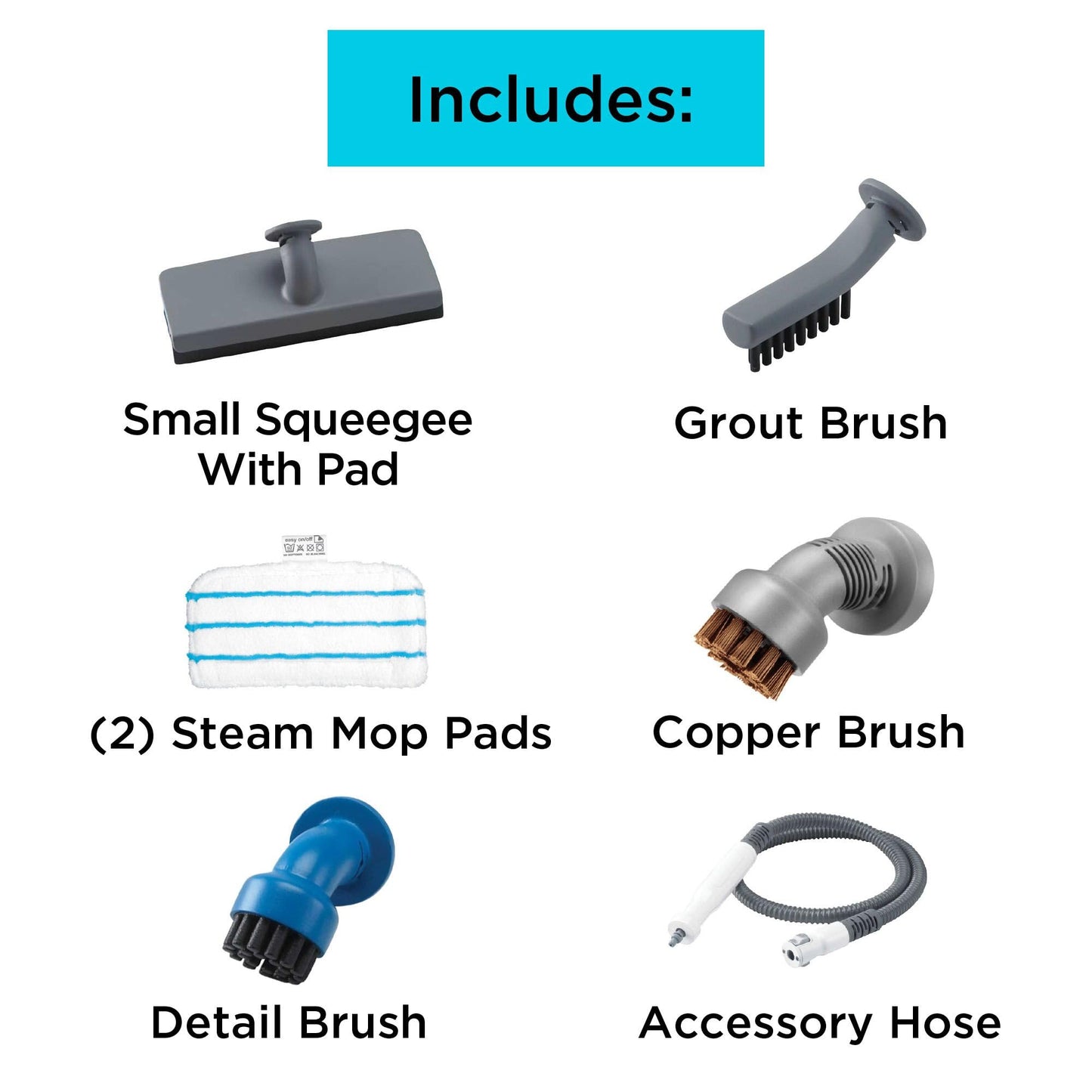 BLACK+DECKER Steam Mop and Portable Steamer, 5-in-1, Corded (HSMC1321)