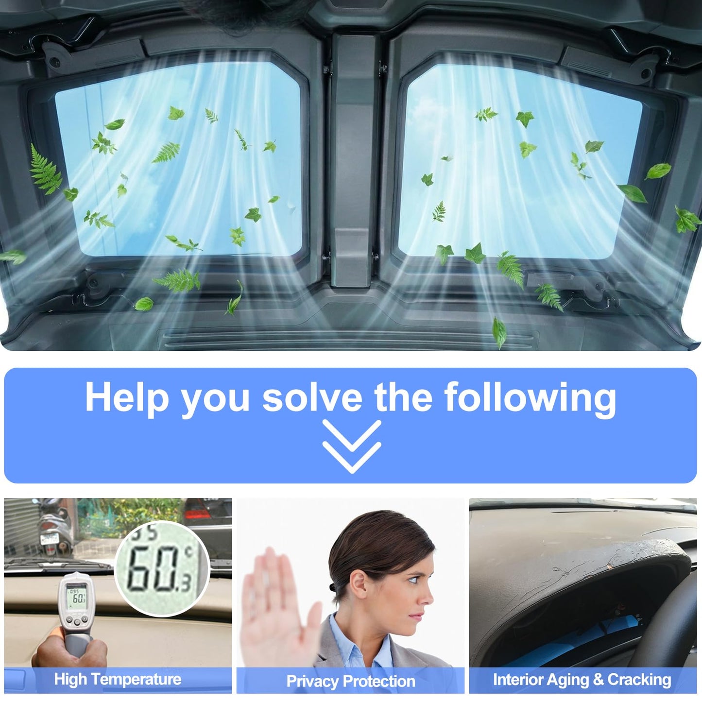 Sunroof Sunshade Breathable Mesh for Hummer EV 2024-2026 Accessories Roof Screen Mosquito Net UV Blocker Sun Protector Glare HeatShield Moonroof Mesh Net Car Roof Cover for Camping2 (Black)