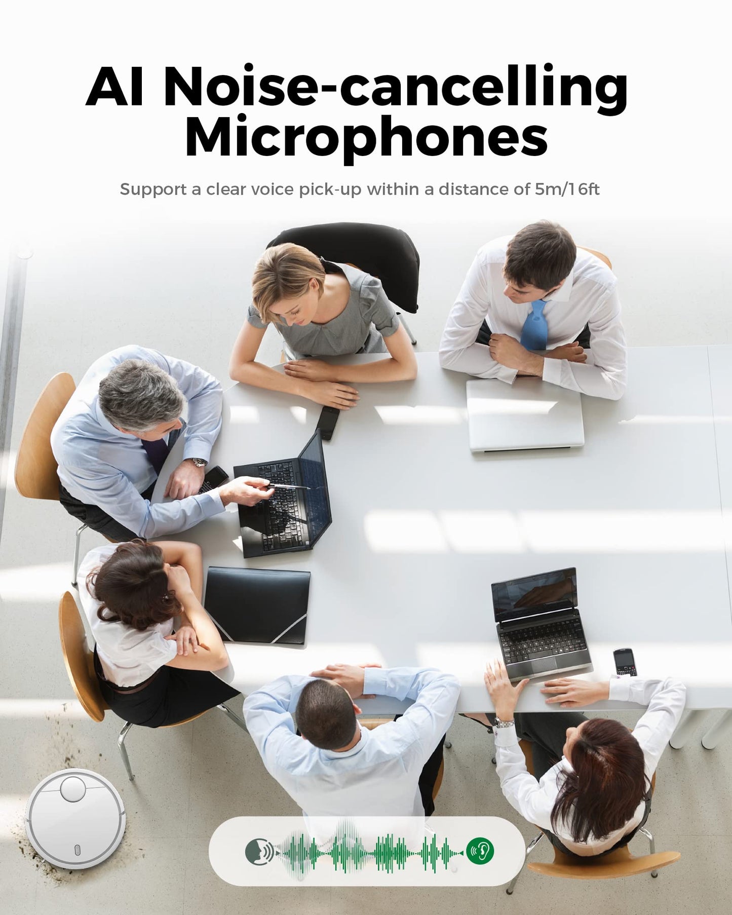 WYRESTORM 4K Webcam with AI Tracking, 120° FOV Wide Angle, Auto Framing, 90fps, 8X Digital Zoom, Dual AI Noise-canceling Mics, Video Conference Room Camera, Zoom Certified, Works for Microsoft Teams