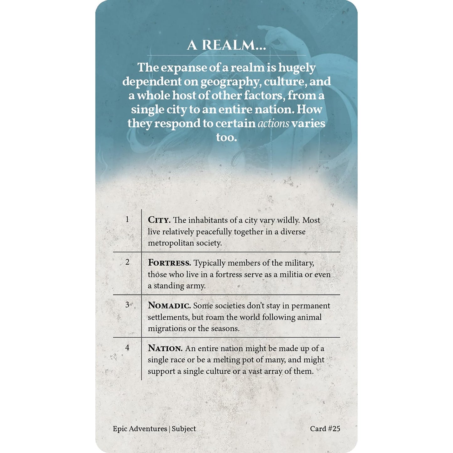 Nord Games: The Oracle Story Generator: Boxed Set -5e RPG Storytelling Cards, 300 Themed Tarot Sized Cards, Scenario & Story Building, D&D Roleplaying