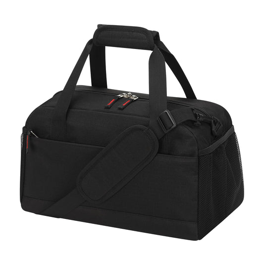 THSOGO Small Gym Bag with Wet Pocket - 14 inch Mini Duffle Bag for Men & Women Lightweight Carry On Bag for Travel Sport - Black