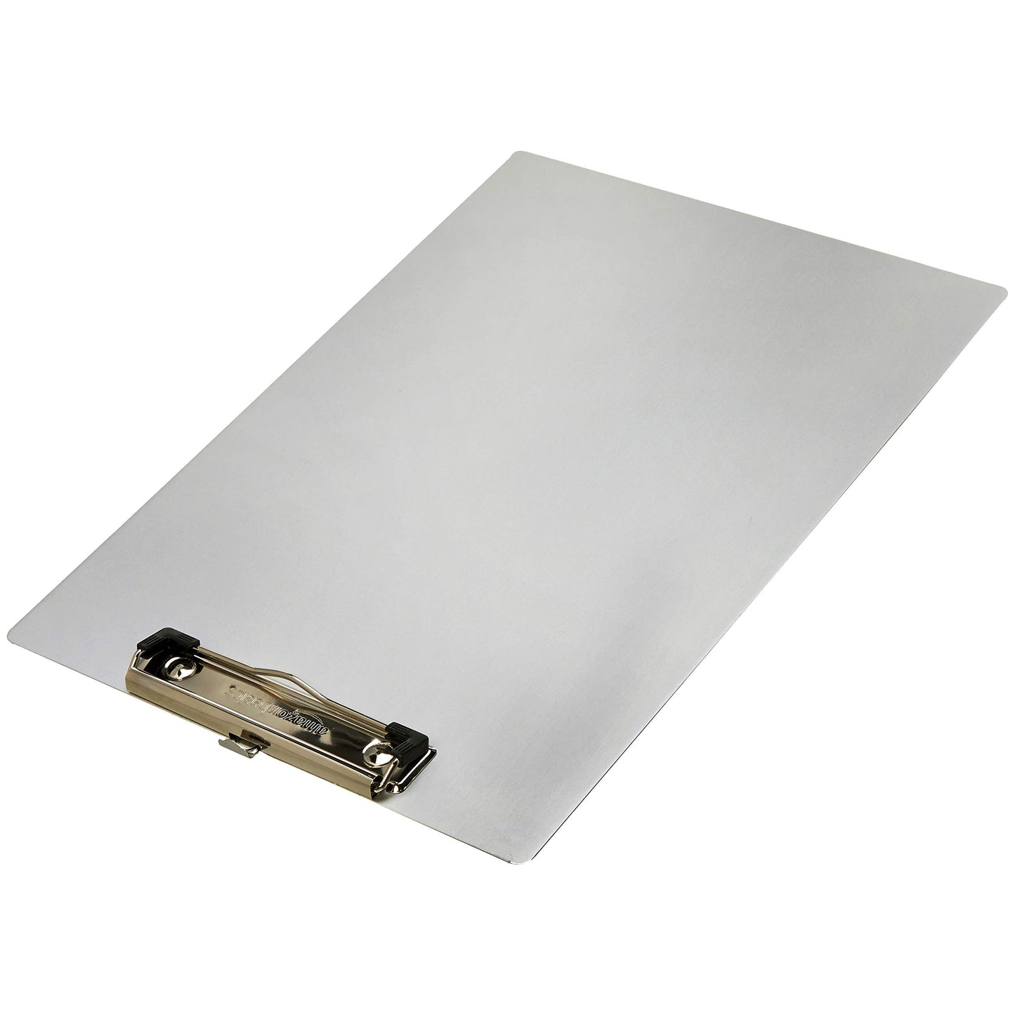 Amazon Basics Aluminum Clipboard, Letter Size, Office Supplies, 2-Pack, Silver