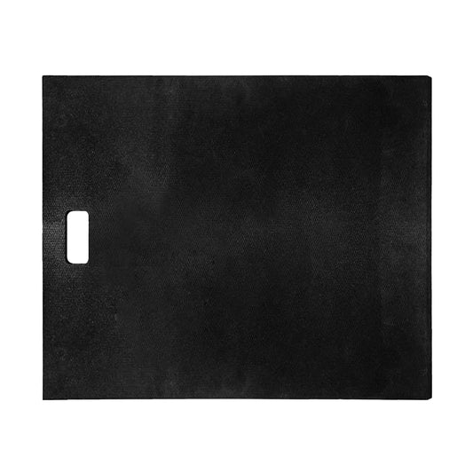 IncStores 1/2 Inch Thick Laundry Machine Anti Vibration Mat | Extra Thick Rubber Mat for Washer and Dryer Floor Protection Made from Non-Porous Recycled Material | 28" x 34", 1 Mat Black