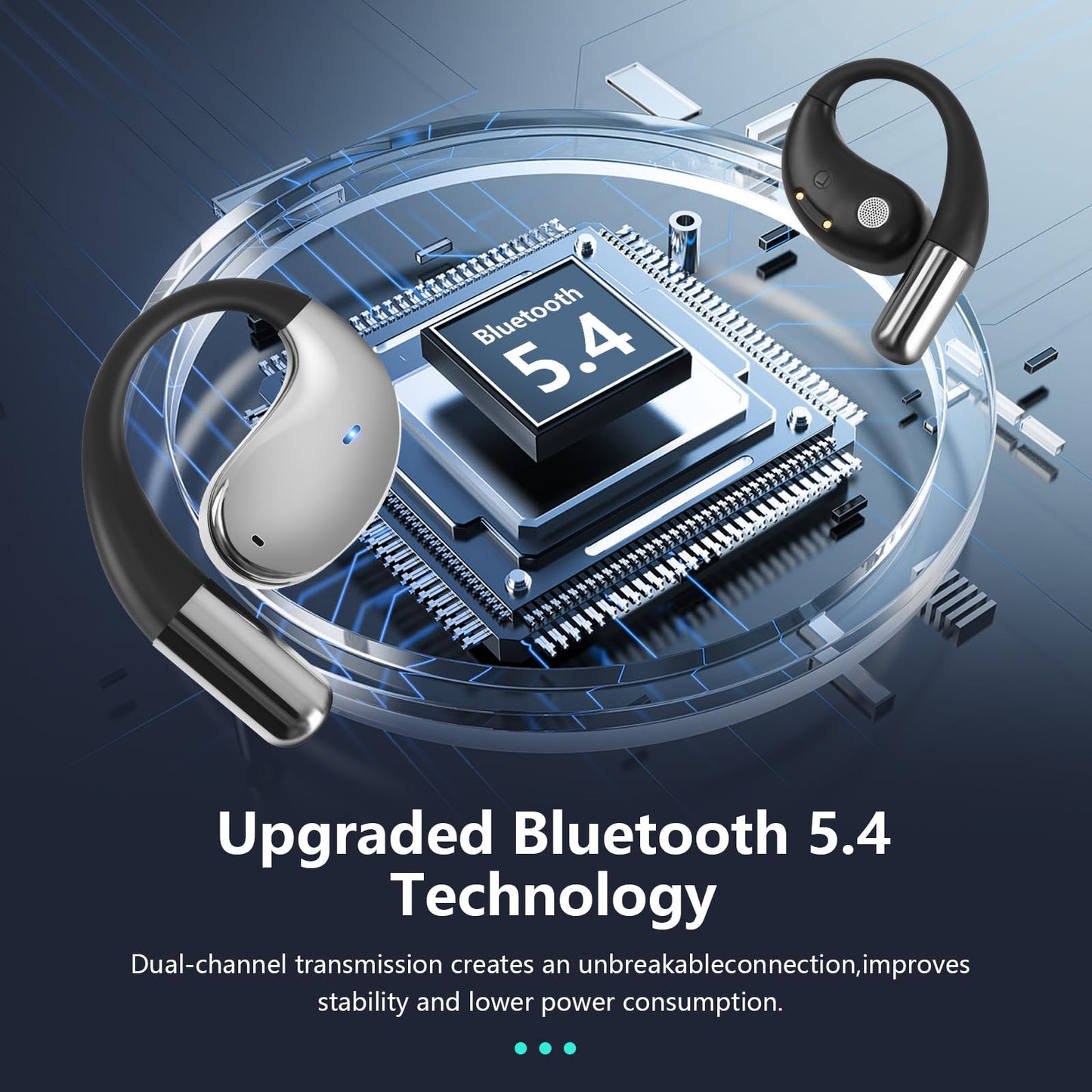 AI Language Translation Earbuds Real Time, Audifonos Traductores Inglés Español, Translator for 144 Languages & Accents, 3-in-1 Translating Headphones with Charging Case, For iOS/Android (Matte Black)