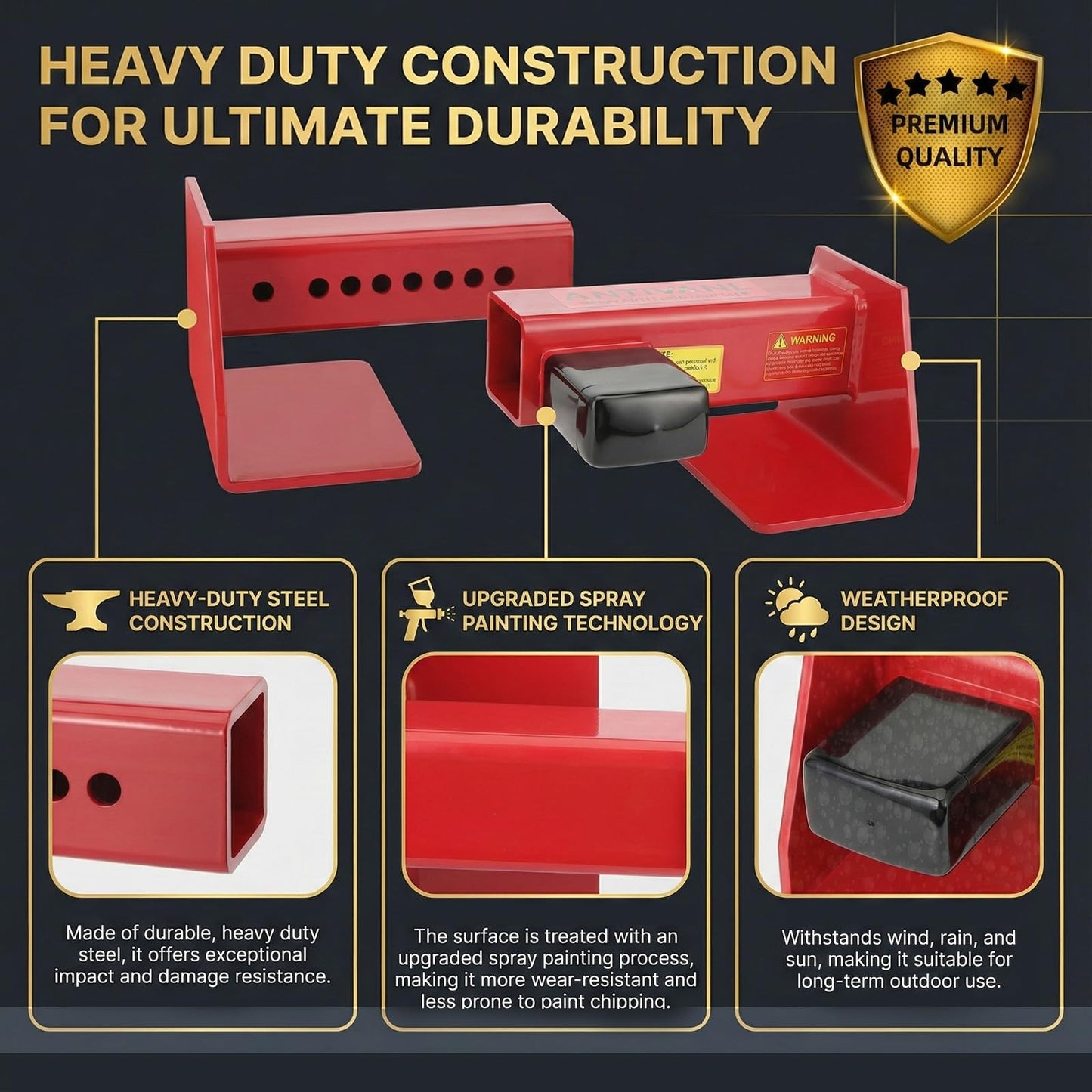 Antivanl Shipping Container Locks Heavy Duty with Combination Lock, Maximum Security Semi Trailer Door Lock, Shipping Container Combination Locks for Semi Trailer Door Security (9 3/8" to 16")