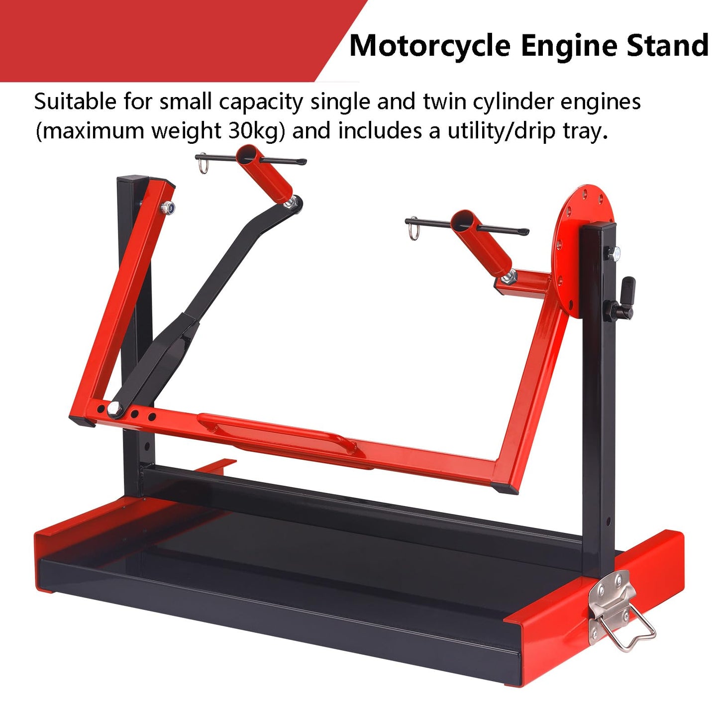 WINTOWIN Motorcycle Engine Stand for 2 & 4 stroke Single Cylinder Engines ,Dirt Bike ATV MX Engine Stand Compatible with Honda Yamaha Kawasaki Suzuki