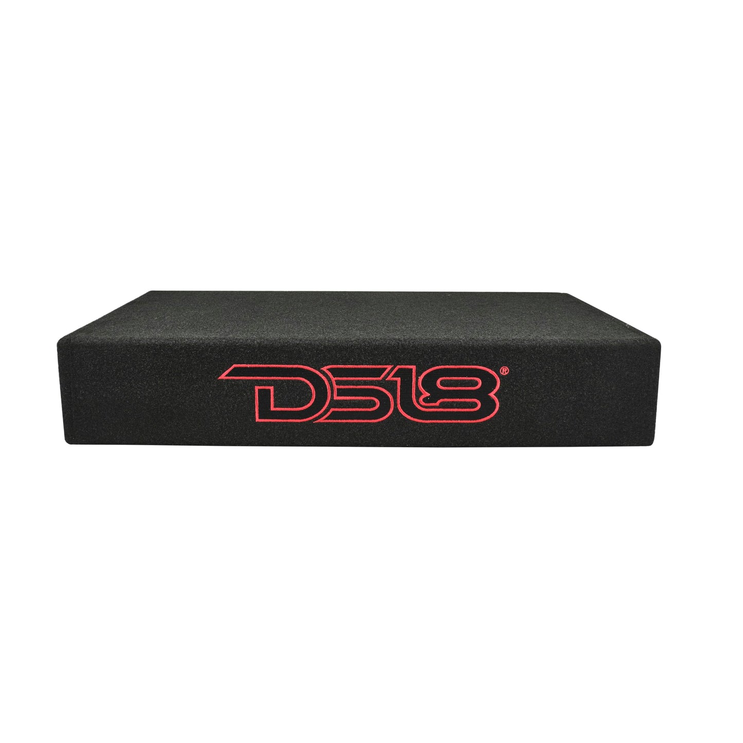 DS18 PU210A 10" Active Subwoofer Shallow Enclosure with 10" Passive Subwoofer for Pick-Up Trucks, Enclosure with Dual 10" Subwoofers 350 Watts Each, Designed for Tight Spaces, Great for Trucks
