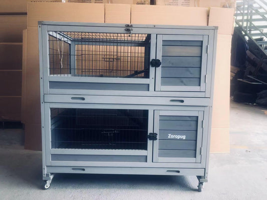 Zoropug Pet crates Bird Cage Outdoor 68" Large Pigeon House with Wooden Stand Perch,Covered Roof Dove Cage,Bird Aviary Walk-in