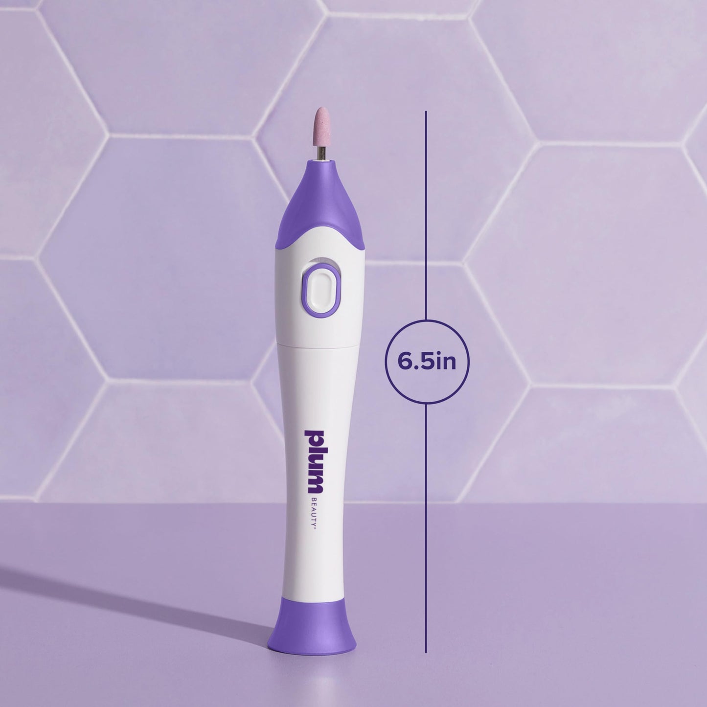 Plum Beauty Complete Nail Care System – 5-in-1 Professional Electric Manicure & Pedicure Kit with Interchangeable Attachments for Shaping, Buffing, and Cuticle Care