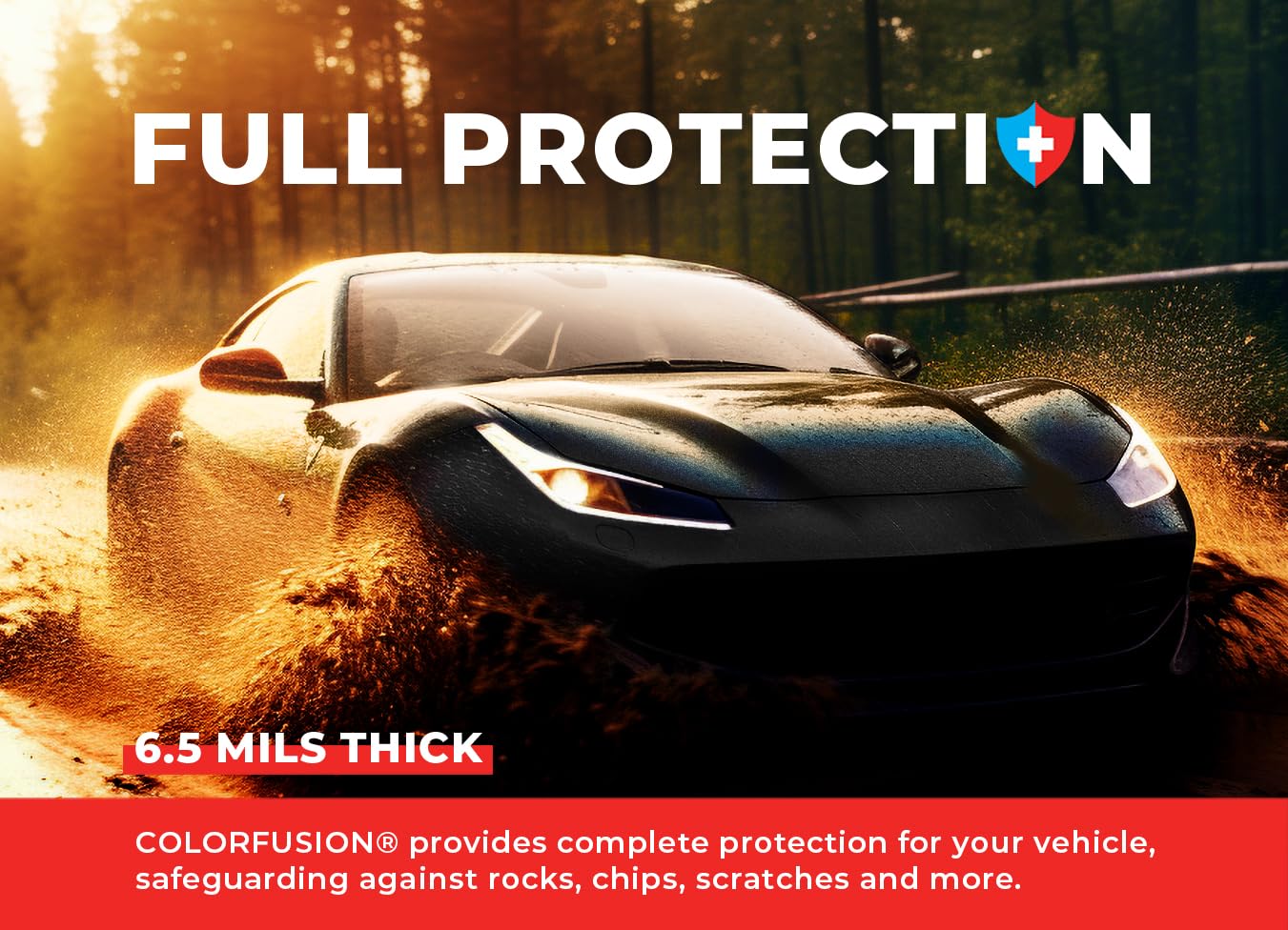 ColorFusion PPF by VViViD, Gloss Cosmic Blue Dry Apply PPF Vinyl Car Wrap Roll 6ft x 5ft