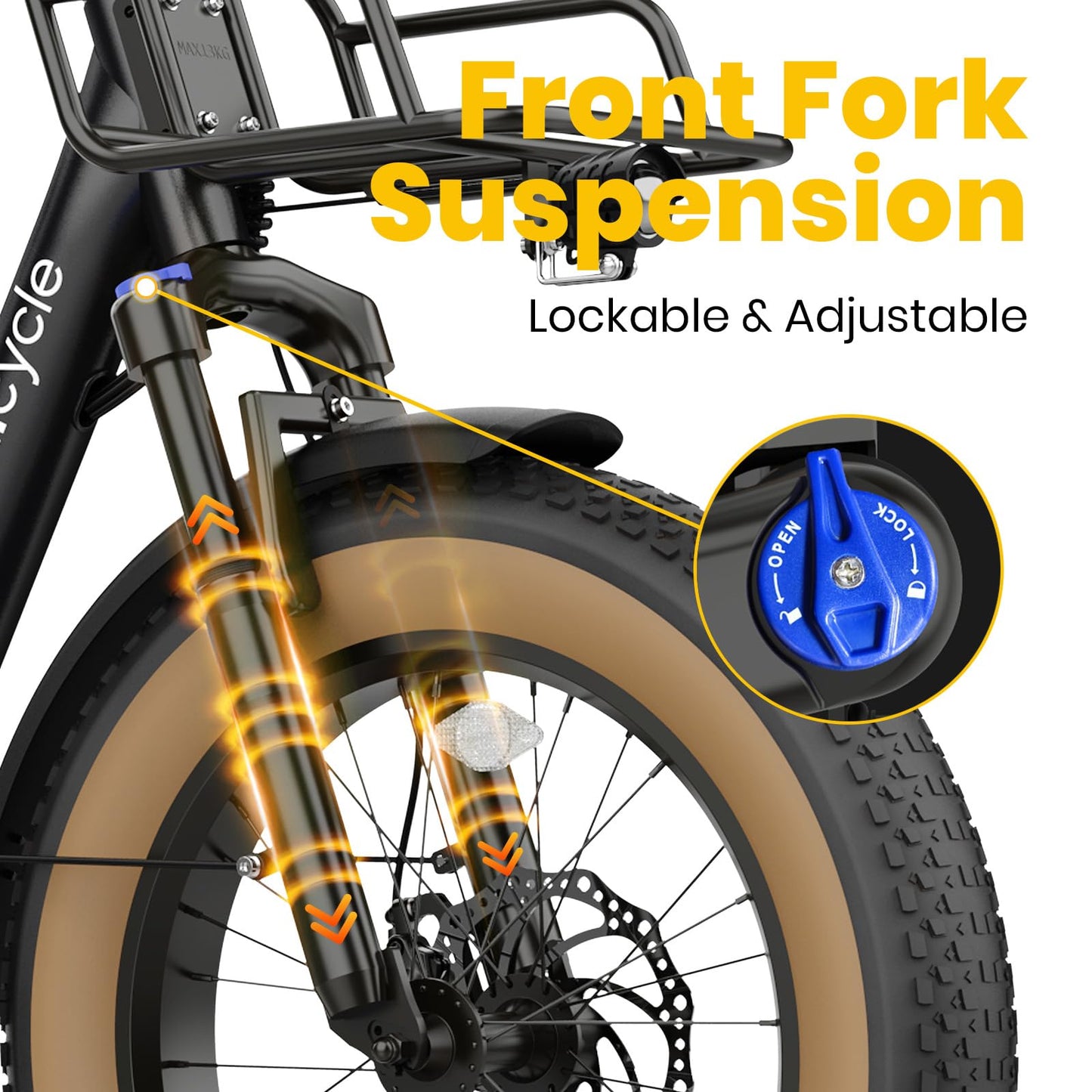 1500W Peak Electric Bike for Adults 20" Fat Tire E Bike 90 Miles Max Range 28 MPH Step-Thru Frame Electric Bicycle Cargo Ebike with 48V Removable Battery 7 Speed Commuter Bikes