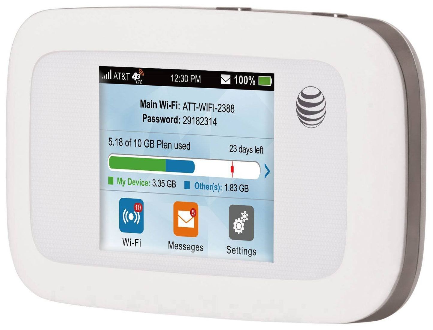 ZTE Velocity | Mobile Wifi Hotspot 4G LTE Router MF923 | Up to 150Mbps Download Speed | WiFi Connect Up to 10 Devices | Create A WLAN Anywhere | GSM Unlocked - White