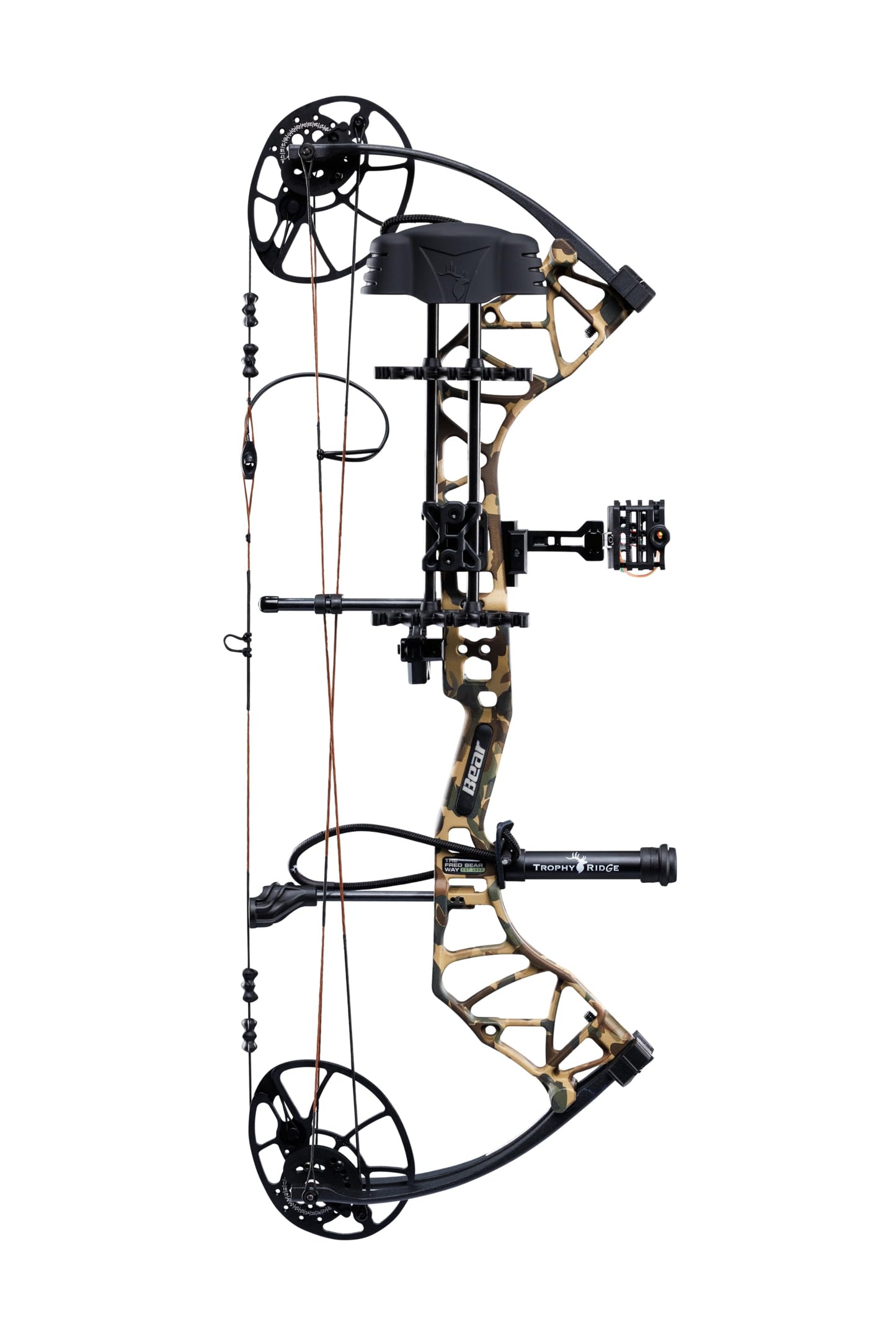 Bear Legit Maxx Ready to Hunt Compound Archery Bow, 70lb. Draw Weight, Right Hand, FRED Bear/Black