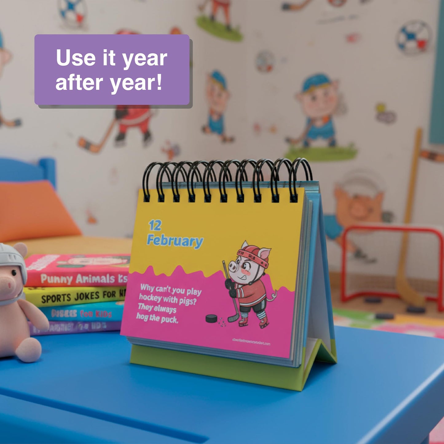 Daily Kids Joke Calendar for Year After Year Fun | Perpetual Fun For Kids, Daily Puns & Humor for Children, Great Way To Add a Touch of Humor To Your Child's Routine
