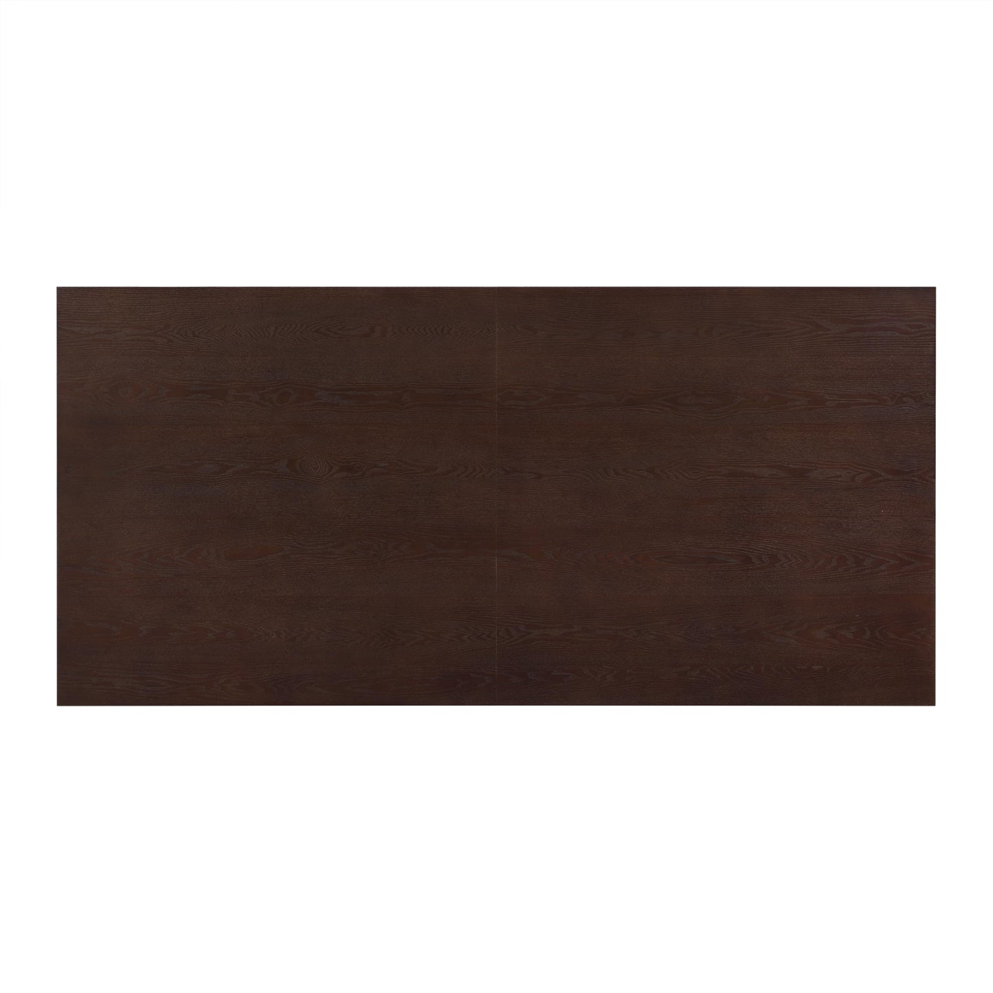 Christopher Knight Home Coadz 82 inch Wooden Dining Table, Modern Rectangular Kitchen Dinner Table for 6-8 People, Pedestal Wooden Dining Furniture for Kitchen Office Conference Room, Espresso Brown