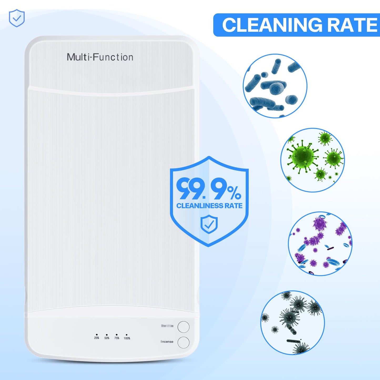 Nail Tool Sterilizer with Blue Light,LXIANGN Portable USB Sterilizating Box for Manicure Salon,Tweezers,Tattoo,Scissors,Jewelry,Phone, Watch,Keys