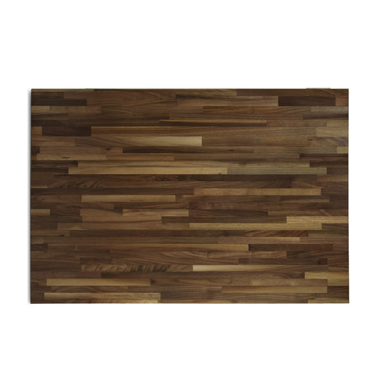 CONSDAN Butcher Block Counter Top, Walnut Solid Hardwood Countertop, Wood Slabs for Kitchen, Reversible, Both Side Polished, Prefinished with Food-safe Oil, 1.5" Thickness, 72" L x 36" W
