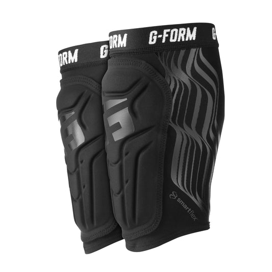 G-Form V2 Shin Guards NOCSAE, Black/Gloss Black, Youth S/M