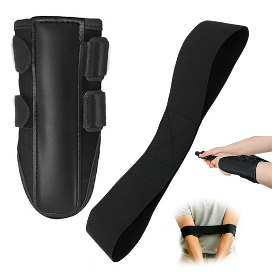 Ciawlro Golf Wrist Training Aid Kit with Wrist Brace & Arm Band, Durable & Comfortable Swing Trainer to Keep Arms Connected & Stabilize Wrist, Improve Swing Consistency for Beginners & Practice