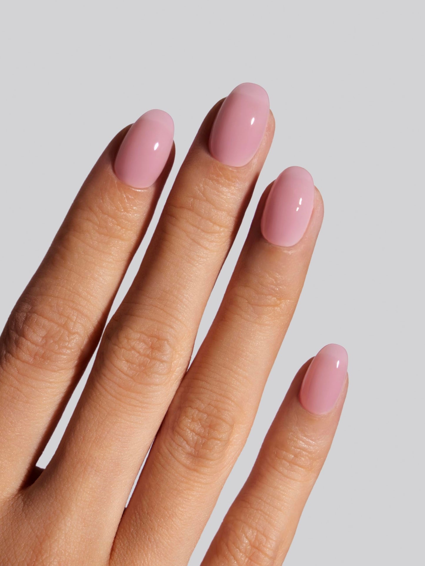 Celebritips Press On Nails - Salon U-ltimate™ | Misty Rose, Extra Short Round Nails, Reusable | 16 sizes - 32 Nails Kit with Glue and Sticky Tabs
