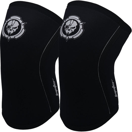Jupiter Knee Sleeves (1 Pair), 7mm Compression Knee Braces for Squats,Weightlifting,Powerlifting,Cross Training for Men & Women (Medium)